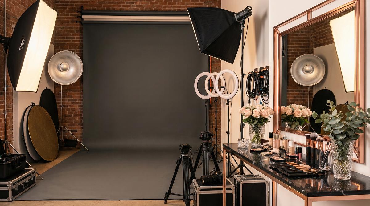 网红主播传媒写真棚拍传媒教程灯光构图技巧